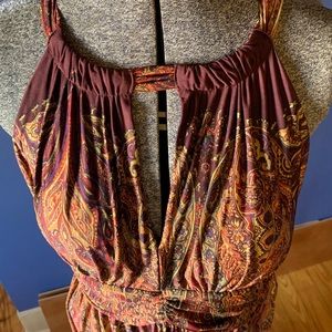 Sleeveless maxi dress